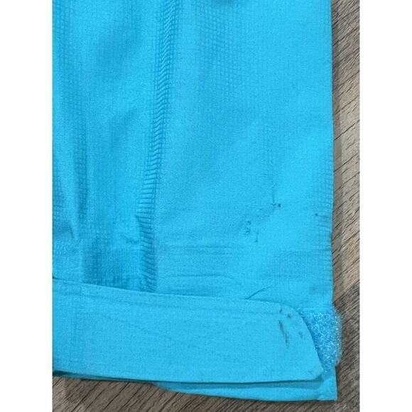 L.L. Bean Double Up Outerwear System Rain Jacket Girls Sz M 5-6 Teal *flaw Arm - Picture 7 of 14